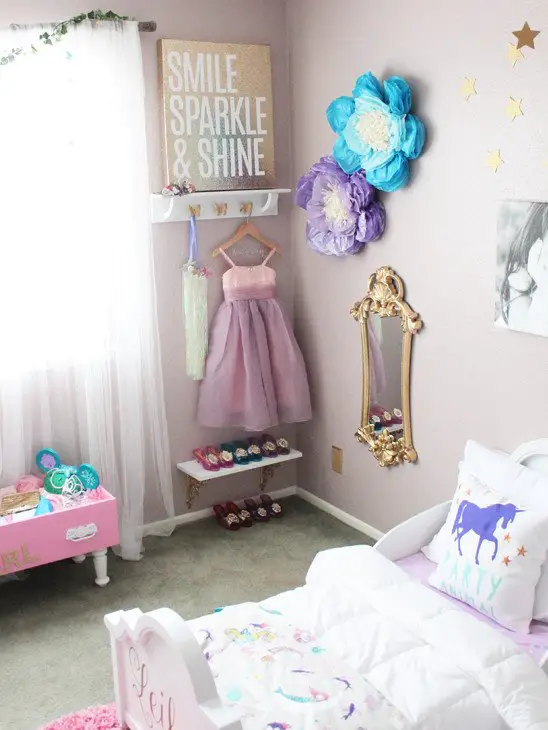 unicorn pillow girl bedroom