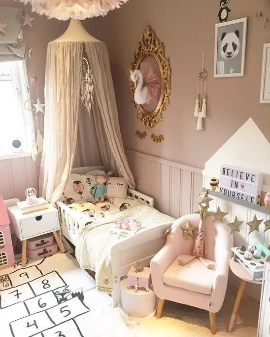 grown up bed magical decor girl room