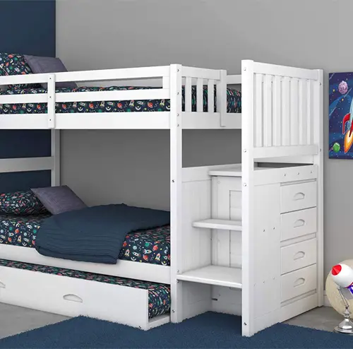 aesthetic bunk bed room
