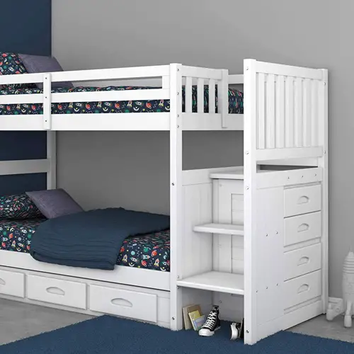 bunk bed with drawer steps