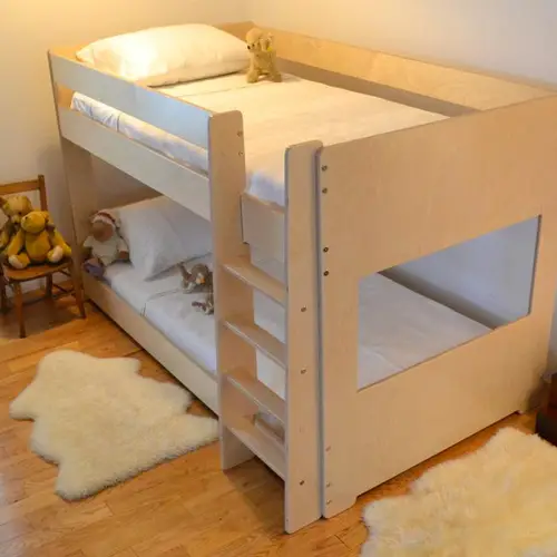 twin floor bunk bed