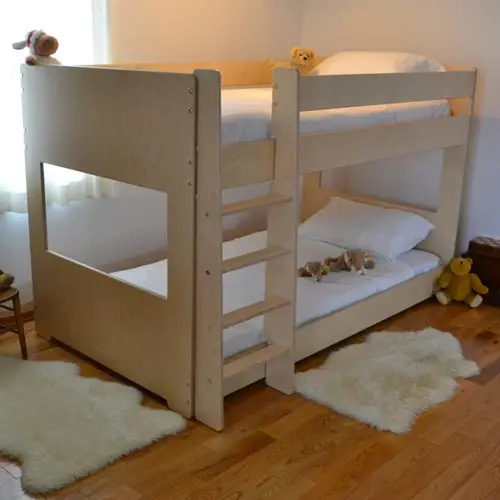 small single loft bed