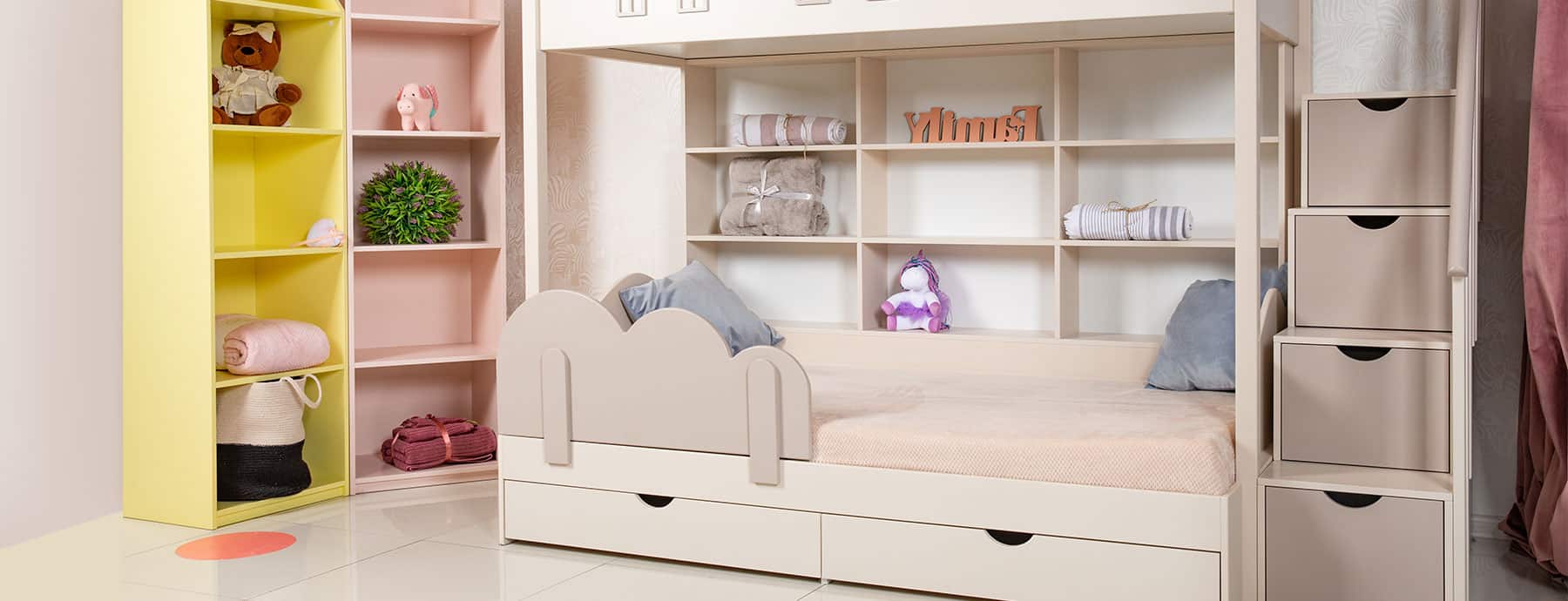childrens bed with storage underneath